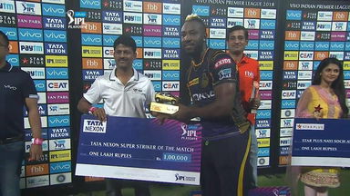 Eliminator: KKR vs RR – TATA Nexon Super Striker of the Match – Andre Russell