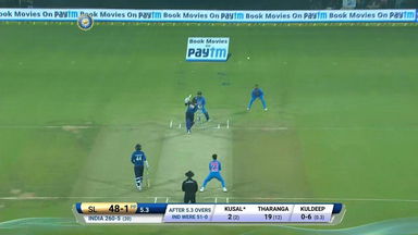 IND vs SL 2017, 2nd T20I: Kusal Perera Six