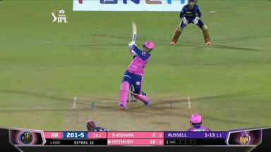 M30: RR vs KKR – Shimron Hetmyer Six