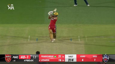 M64: PBKS vs DC – Atharva Taide Six