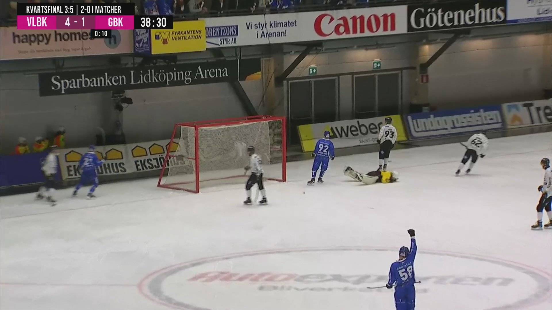 Highlights: Villa Lidköping BK - Gripen Trollhättan (kvartsfinal 3 av 5)