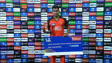 M12: SRH vs LSG – Swiggy Instamart fastest Delivery of the Match  – Umran Malik