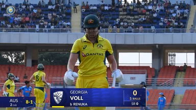 IND-W vs AUS-W 2025, 2nd ODI: Georgia Voll Wicket