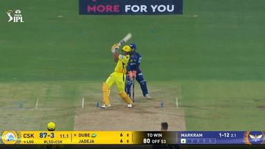 IPL 2025 M30: LSG vs CSK - Shivam Dube Six