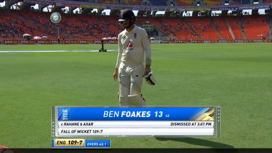 IND vs ENG 2021, 4th Test, Day 3: Ben Foakes Wicket