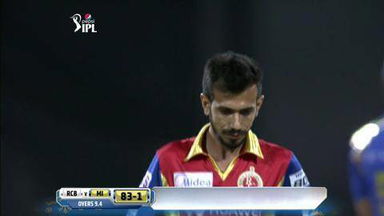M16: RCB vs MI – Unmukt Chand Six