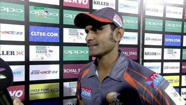 CLT20 2014 Q3: NK vs LIO  –   Interview – Mohammad Hafeez