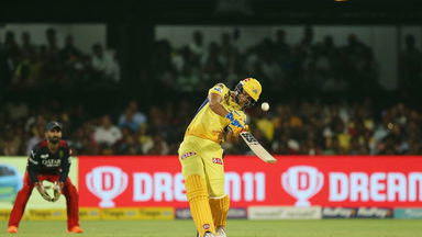 111m Maximum: Shivam Dube hitting them long
