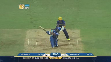 M7: MI vs KKR – Parthiv Patel Six