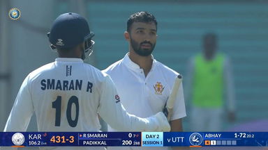 Ranji Trophy 2025-26 SF1, Uttarakhand vs Karnataka, Day 2: Match Highlights