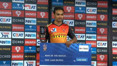 M52: RCB vs SRH – Man of the Match – Sandeep Sharma