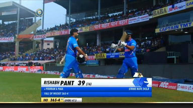 IND vs WI 2019, 2nd ODI: Rishabh Pant Wicket
