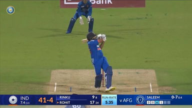 IND vs AFG 2024, 3RD T20I: Rohit Sharma Six