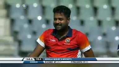 Syed Mushtaq Ali Trophy:  Kerala vs Baroda, Gomez’s hits 47 off 21 balls