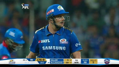M03: MI vs DC – Mitchell McClenaghan Wicket