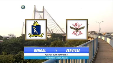 Vijay Hazare Trophy 2020-21, Bengal vs Services: Match Highlights