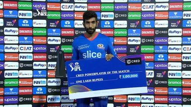 M69: MI vs DC – CRED Power Player of the Match – Jasprit Bumrah