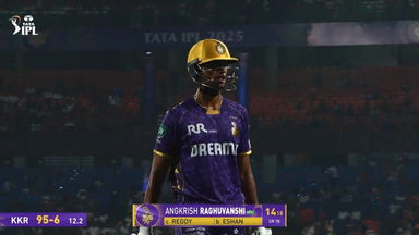 IPL 2025 M68: SRH vs KKR - Angkrish Raghuvanshi Wicket