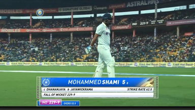 IND vs SL 2022, 2nd Test, Day 1: Mohammad Shami Wicket