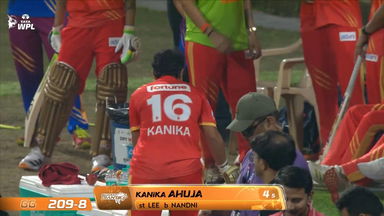 Wicket: Match 4, Delhi Capitals vs Gujarat Giants, WPL 2026: Kanika Ahuja Wicket