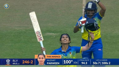 Senior Womens One Day Trophy 2024 SF1, Railways vs Bengal: Impressive Nuzhat Parween sparkles with solid ton