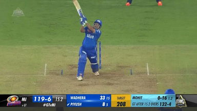 M35: GT vs MI – Piyush Chawla Six
