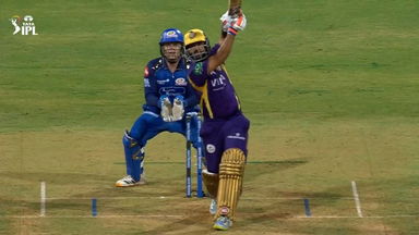 IPL 2026 M02: MI vs KKR - Ajinkya Rahane Six