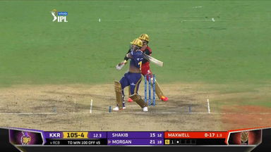 M10: RCB vs KKR   – Eoin Morgan Six