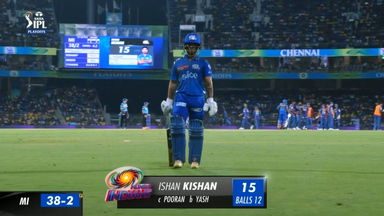Eliminator: LSG vs MI – Ishan Kishan Wicket