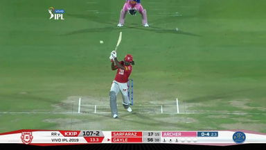 M04: RR vs KXIP – Chris Gayle Six