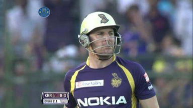 Match 7 RR vs KKR – McCullum's Wicket