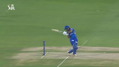 M25: SRH vs MI – Ishan Kishan Six