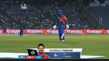 M10: GT vs DC – Shardul Thakur Wicket