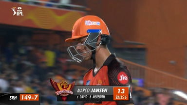 M25: SRH vs MI – Marco Jansen Wicket