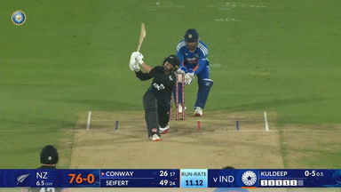 IND vs NZ 2026, 4th T20I: Devon Conway Six