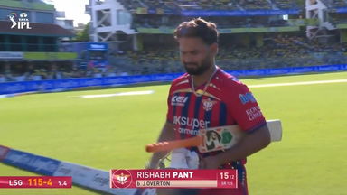 IPL 2026 M53: CSK vs LSG - Rishabh Pant Wicket