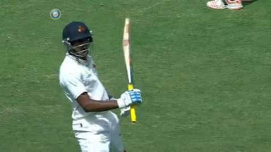Ranji Trophy 2015-16: Saurashtra vs Mumbai -  	Shreyas Iyer 117