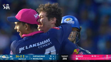 IPL 2026 M69: MI vs RR - Fall of Wickets