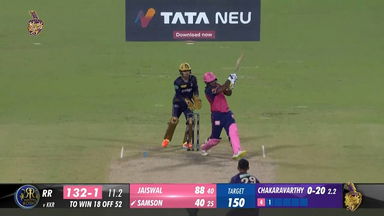 M56: KKR vs RR – Sanju Samson Six