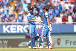 Charge on! Rohit-Ruturaj take on Lawes