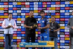 IPL 2026 M58: PBKS vs MI - Sierra Super Striker of the Match - Tilak Varma