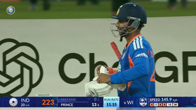 IND vs WI 2026, 3rd T20I: Mayank Yadav Wicket