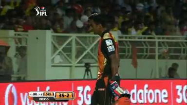 M11: SRH vs RR – Lokesh Rahul Wicket