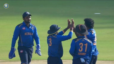 Vijay Hazare Trophy 2025-26, Kerala vs Pondicherry: Fall of Wickets