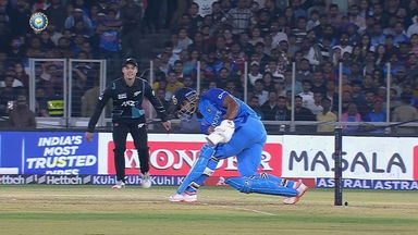IND vs NZ 2023, 3RD T20I: Rahul Tripathi  Six