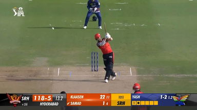 M58: SRH vs LSG –  Abdul Samad  Six