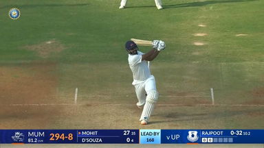 Ranji Trophy 2023/24, Mumbai vs Uttar Pradesh: Mohit Avasthi's quick-fire 49(59)