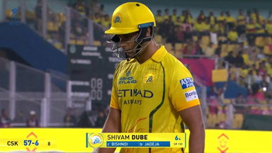 IPL 2026 M03: RR vs CSK - Shivam Dube Wicket