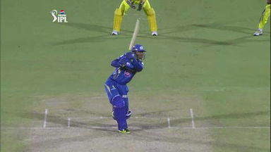 M73: CSK vs MI  – Pragyan Ojha Wicket