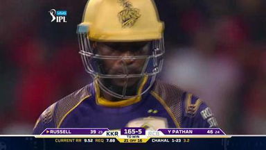M30: RCB vs KKR – Andre Russell Wicket